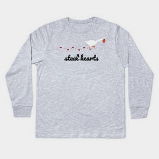 Untitled Goose Game - Love Edition Kids Long Sleeve T-Shirt